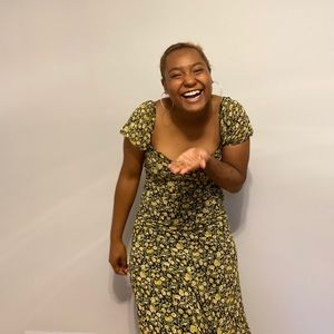 Small Urban Outfitters Floral Maxi Dress